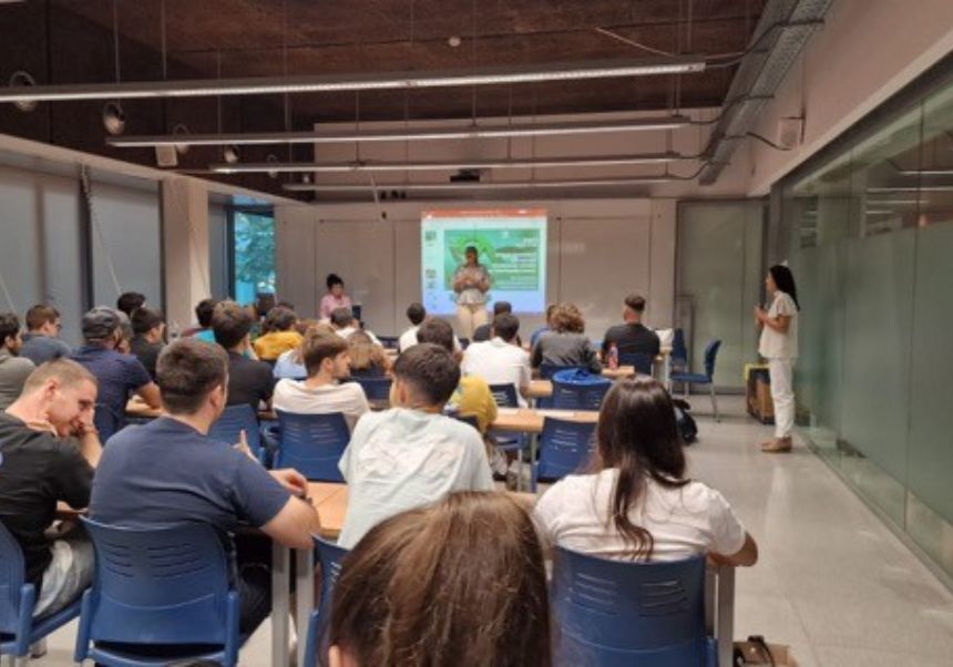 Moment durant la sessió